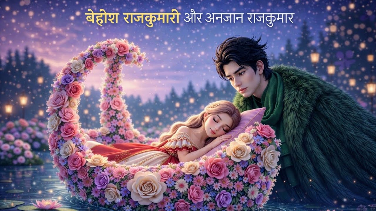 बेहोश राजकुमारी और अनजान राजकुमार | Emotional Fairytale Love Story | Hindi Fantasy Kahani