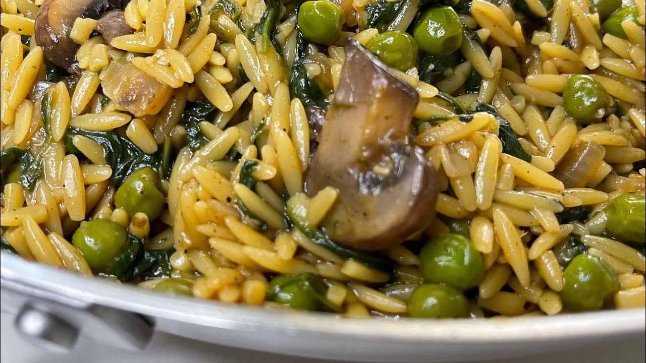 Orzo pasta!!! Langues d’oiseau façon risotto - YouTube