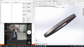 Solidworks Hand Gesture rotate model trial2