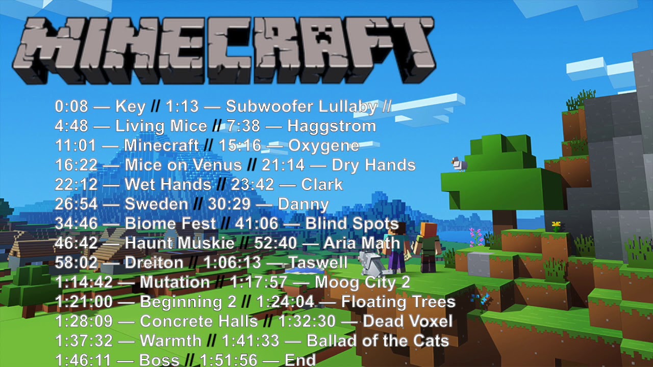 FULL Minecraft Soundtrack YouTube FULL Minecraft Soundtrack YouTube