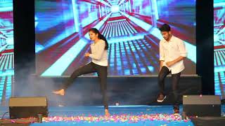 Superb Dance Performance On Kung Fu Kumari Song Ll Cute Couple Ll College Stage Performance