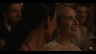 Anna and Siobhan kiss - Kim kardashian and Emma Roberts lesbian kiss, American Horror story