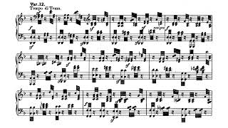 Mendelssohn - Variations sérieuses, Op. 54 (Audio+Sheet) [Larrocha]