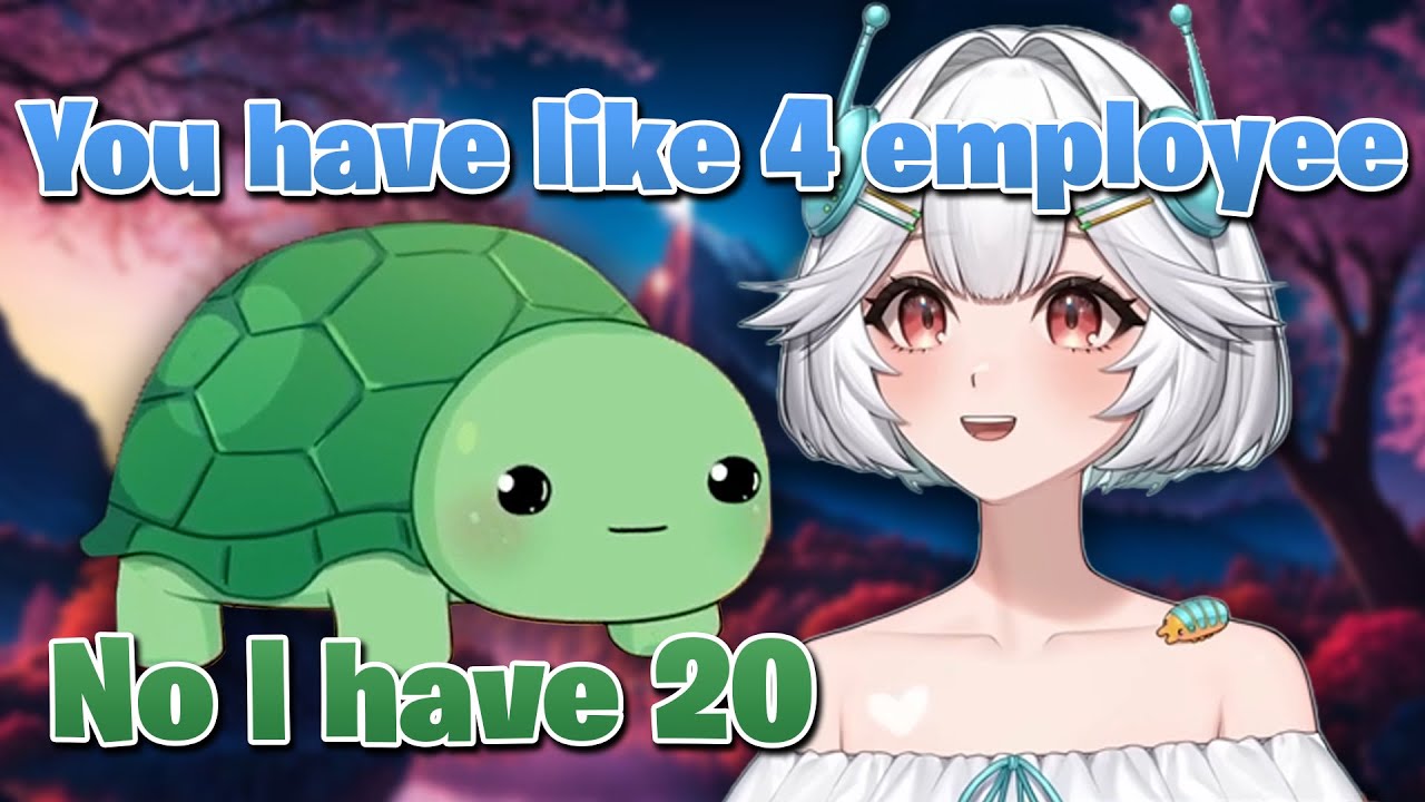 Vedal Shocked Ellie_Minibot by Revealing His Employee Count!