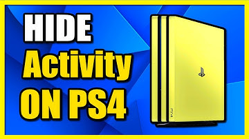 How to HIDE Activity & Games from PS4 Profile (Easy Method)