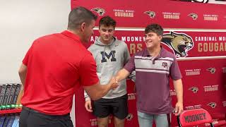 Jared Clark Congratulates Jack Mackinnon And Jr Rosenberg