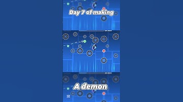 Day 7 of making a demon #geometrydash #shorts