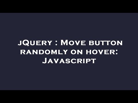 jQuery : Move