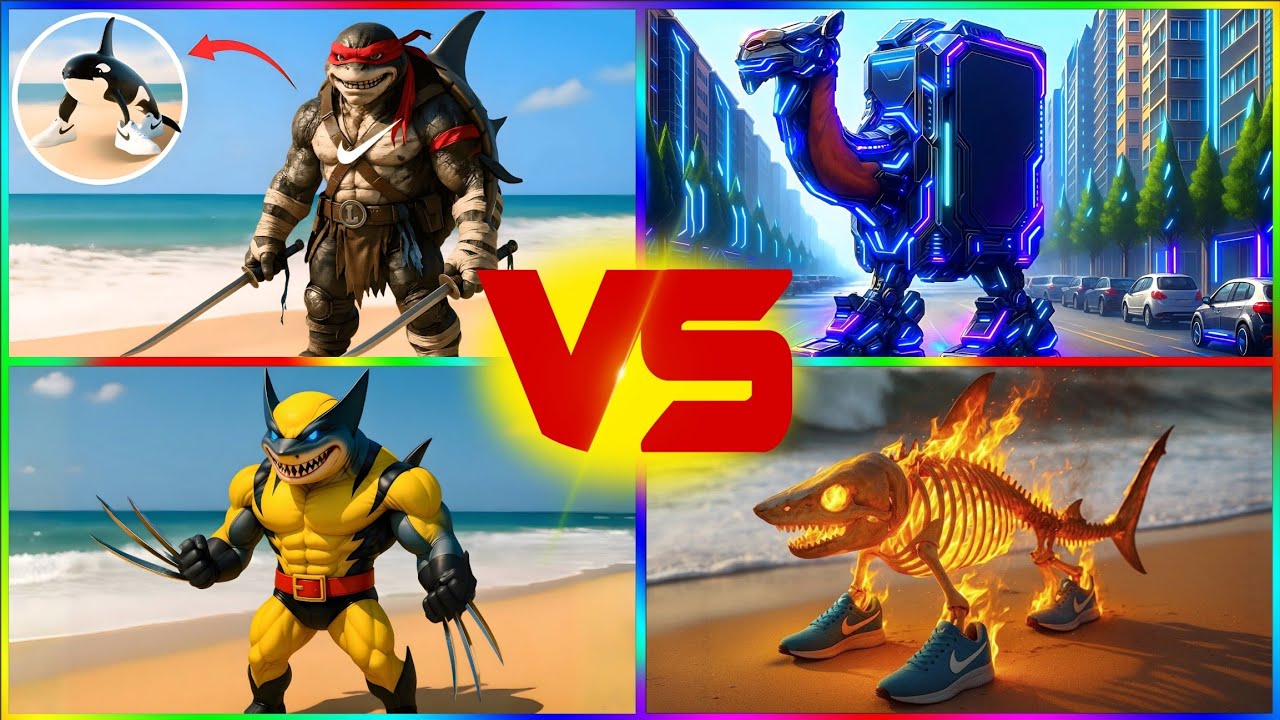 Mega Camel ⚡ “MEGA CAMEL vs MUTANT SHARK 💥 | Ultimate AI Battle 2025” - YouTube