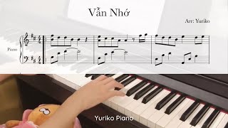 Video thumbnail of "[#yuriko_playlist] VẪN NHỚ - Jimmii Nguyễn / Soobin Hoàng Sơn / Piano Cover"