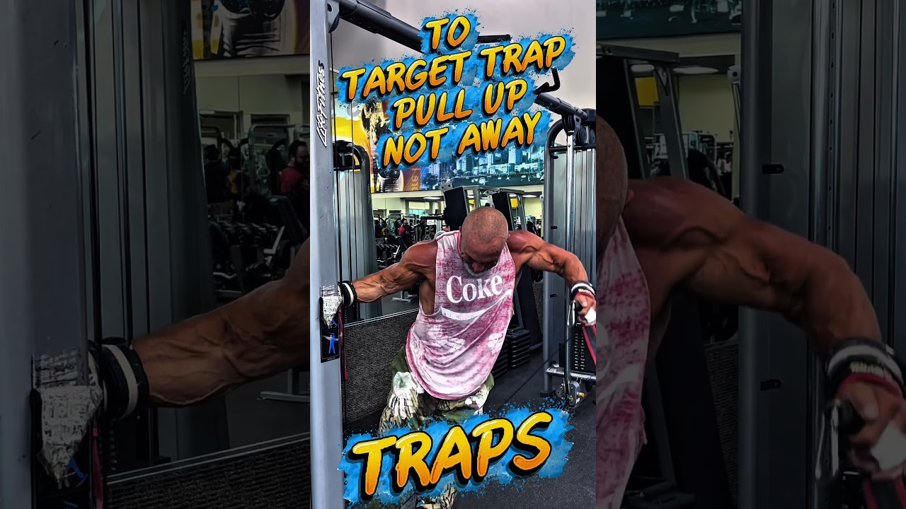 HOW TO TARGET TRAPS WHEN DOING CABLE SIDE LATERAL #TRAPS #workout #motivation #workouttips #exercise