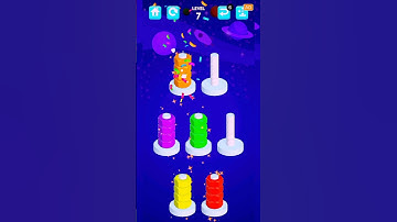 Nuts Sort Gameplay Level 7 🔥 #nutssort #nutssortmaster #shorts