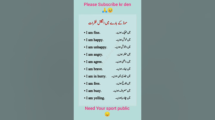 Short English Sentences With urdu translate vocabulary #subscribe