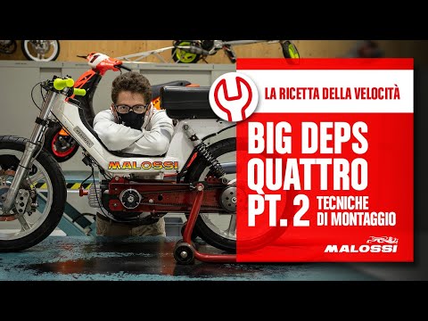 KIT CILINDRO DE ALUMINIO BIG DEPS 4 47 CON 12 PIN MALOSSI ITALJET PACK 50 2T video
