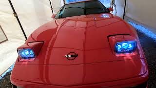 1994 C4 Corvette gets LED Headlights