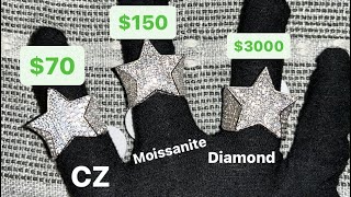 CZ vs MOISSANITE vs DIAMOND (ring comparison)