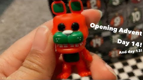 Opening advent calendar! (Day 14, 13!) // Fnaf // Advent calendar //