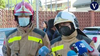 Dos personas fallecen en un violento incendio en Vilassar