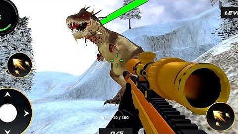 Best Dino Games - Wild Dinosaur Hunting Zoo Game Android Gameplay