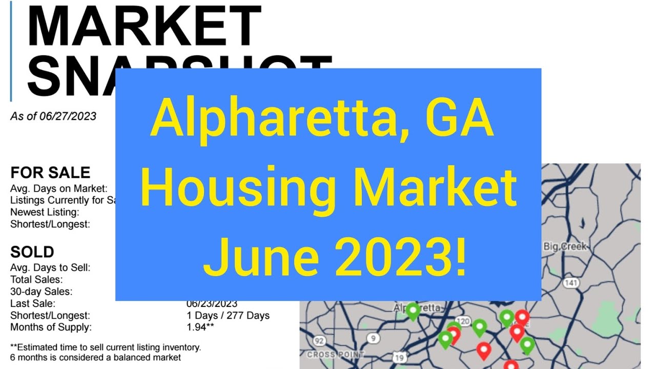 Alpharetta, GA Housing Market Update! June 2023 YouTube
