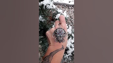 Wire wrapped turtle necklace