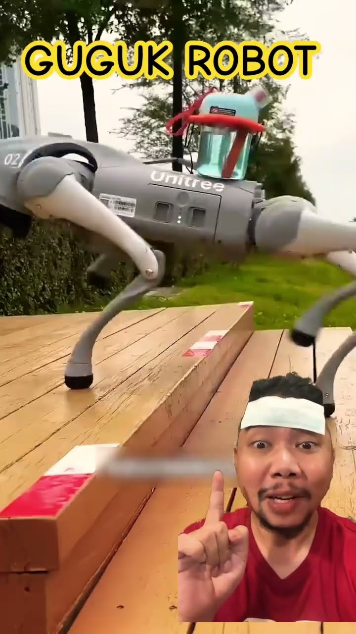 GUGUK ROBOT TEMAN OLAHRAGAKU!!!?? #gadgets #robot #automobile #duniarobot #shorts