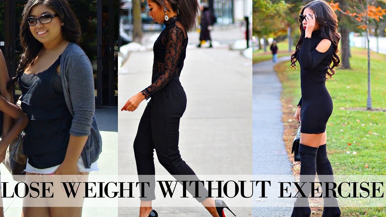 How To: LOSE WEIGHT WITHOUT EXERCISE | Realistic Weight Loss Plan That ...