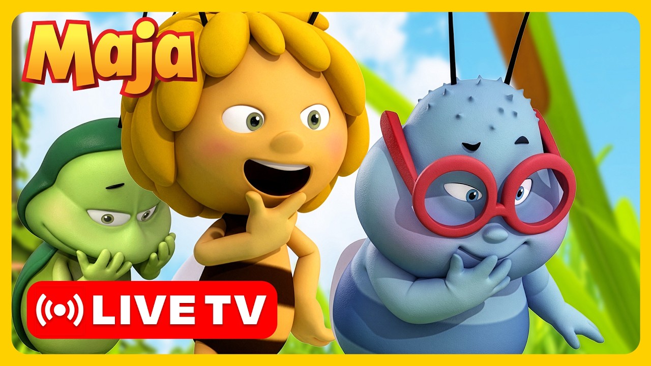 🔴 LIVE! Pszczółka Maja – Maja i jej przyjaciele wyruszają na odkrywanie wiosny (TV) 🌸🐝