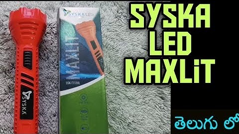 SYSKA LED MAXLIT || Torchlight ||One of the most practical torchlight ||UNBOXING