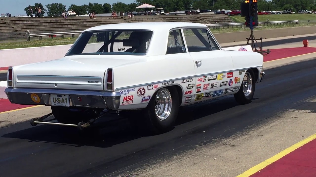 Earlville Iowa 2020 Tri State Dragway R1 DED racer Chevy II YouTube