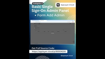 Add Admin - Basic Single Sign-On Codeigniter 4 & MySQL #shorts