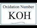 Oxidation Numbers in KOH