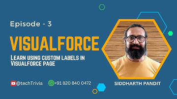 VF Page | Ep-3 | Learn to use Custom Labels in Visualforce Page | Salesforce UI Development