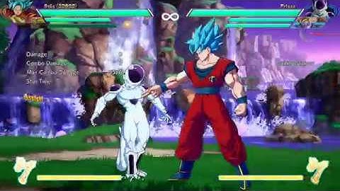 Goku Blue 50/50  Blockstring Base Goku Assist