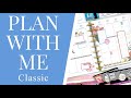 PLAN WITH ME // Classic Happy Planner // Happy Blooms + Watercolor