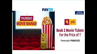 Buy 1 Ticket And Get 2nd FREE | Paytm Movies Offer | PNBMOVIES Promocode
