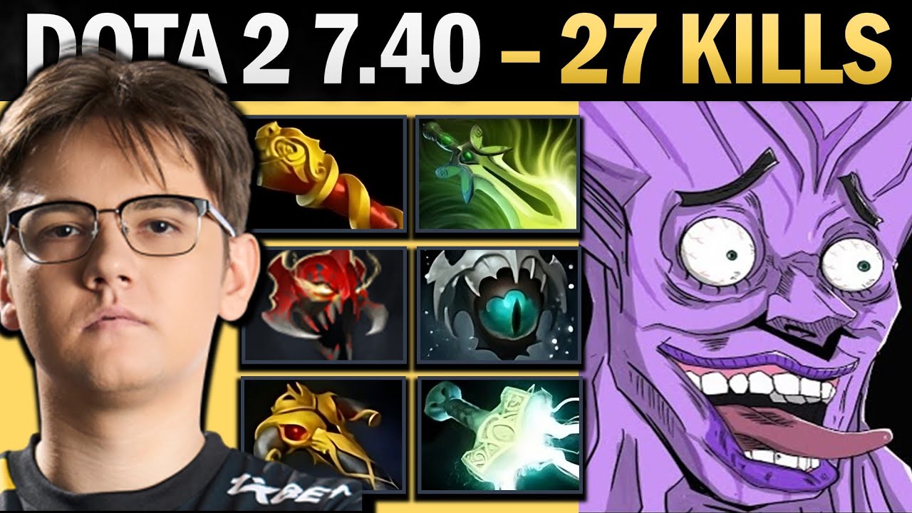 Faceless Void — профессиональный керри с 27 убийствами и MKB — геймплей Dota.