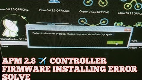 apm 2.8/pixahwak flight controller Firmware uploading