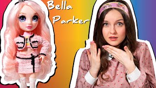 картинка: Bella Parker это Barbie?!😱 Почему ее выгнали из школы? Обзор куклы Rainbow High, распаковка
