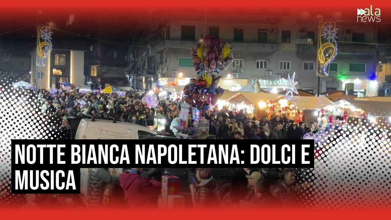 Napoli, notte bianca della Befana: migliaia in strada tra dolciumi e musica