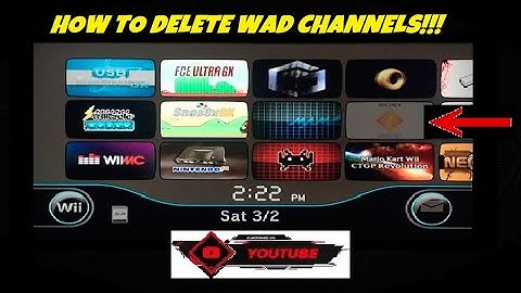 How to Delete Wad Channels on the Nintendo Wii!