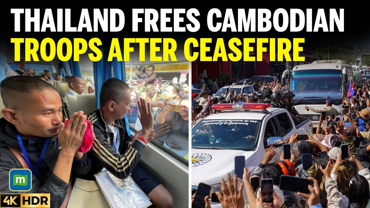 Thailand Releases 18 Cambodian Soldiers After Renewed Ceasefire Ends Weeks Of Deadly Border Clashes