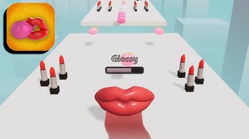 Lip Runner 💄👄💄 Gameplay (Android, iOS) All Levels LR1GP1