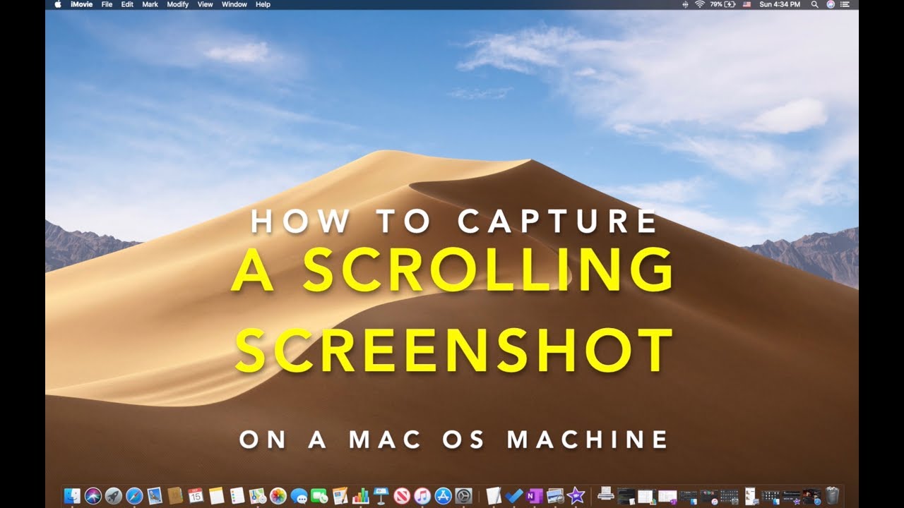 how to take a scrolling window screenshot mac