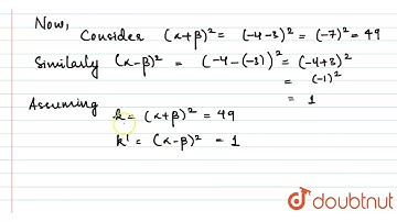 If alpha, beta are the roots of the equation x^(2)+7x+12=0, then the equation whose roots are (...