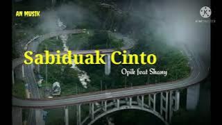 SABIDUAK CINTO ~ OPIK feat SHANY