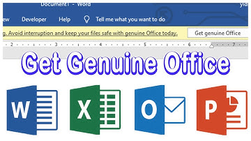 How to Remove Get Genuine Office Notification on Microsoft Office Products (Word, Excel, ppt..)