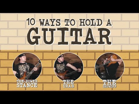 10 ways to hold a guitar (for beginners)