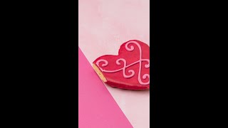 Short Stop Motion Animation Of Valentines Day Cookies
