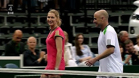 Steffi Graf/Andre Agassi vs. Jana Novotna/Jiri Novak Prague 2011 EXO 🆕